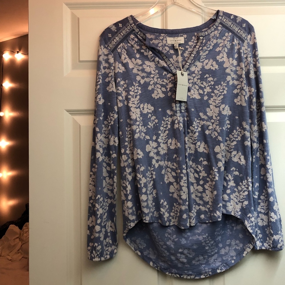 Lucky Brand Three Quarter Sleeve